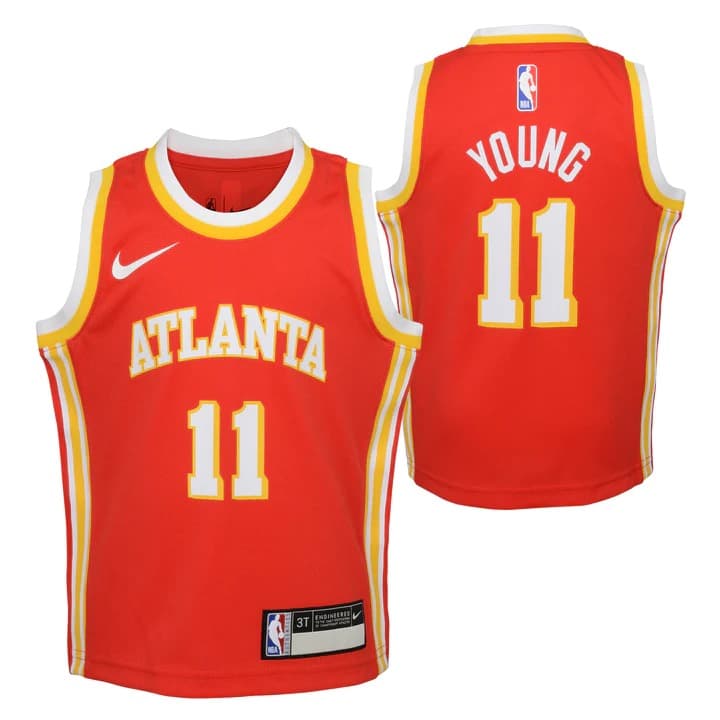 2023-24-atlanta-hawks-trae-young-11-toddler-swingman-icon-edition-red-jersey