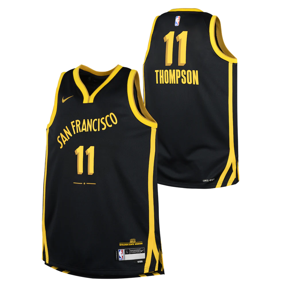 2023-24-golden-state-warriors-klay-thompson-11-youth-swingman-city-edition-black-jersey