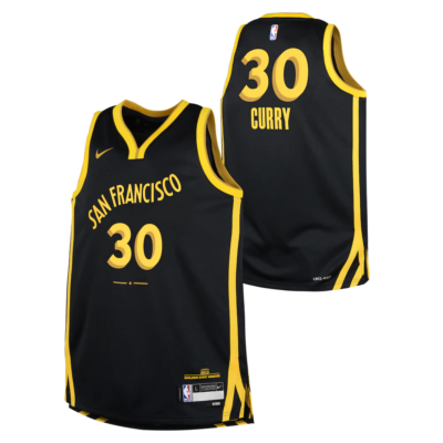 2023-24-Golden-State-Warriors-Stephen-Curry-30-Youth-Swingman-City-Edition-Black-Jersey-1