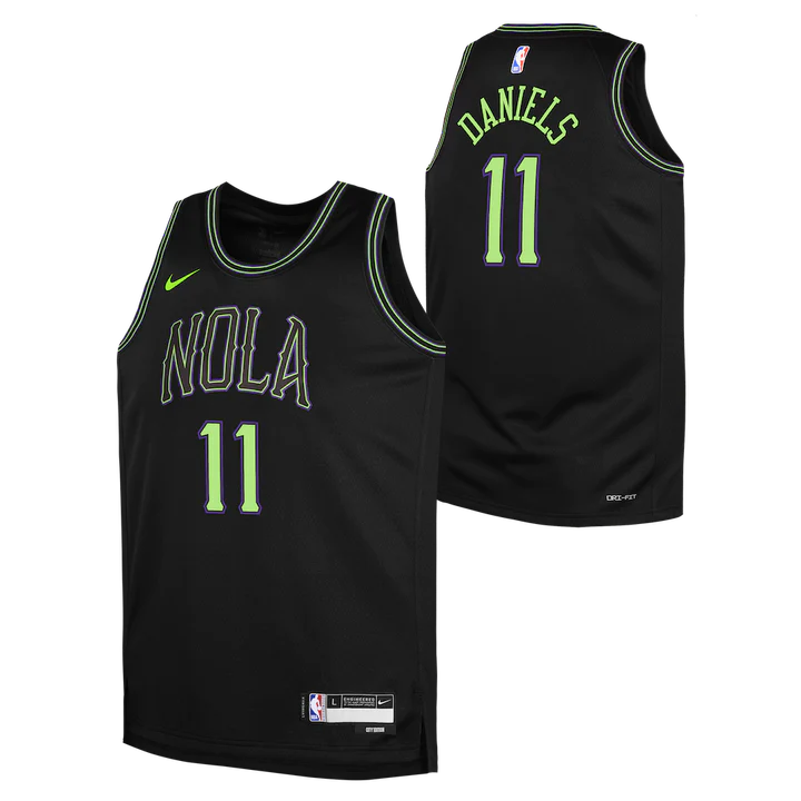 2023-24-new-orleans-pelicans-dyson-daniels-11-youth-swingman-city-edition-black-jersey