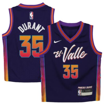 2023-24-Phoenix-Suns-Kevin-Durant-35-Boys-City-Edition-Purple-Jersey-1