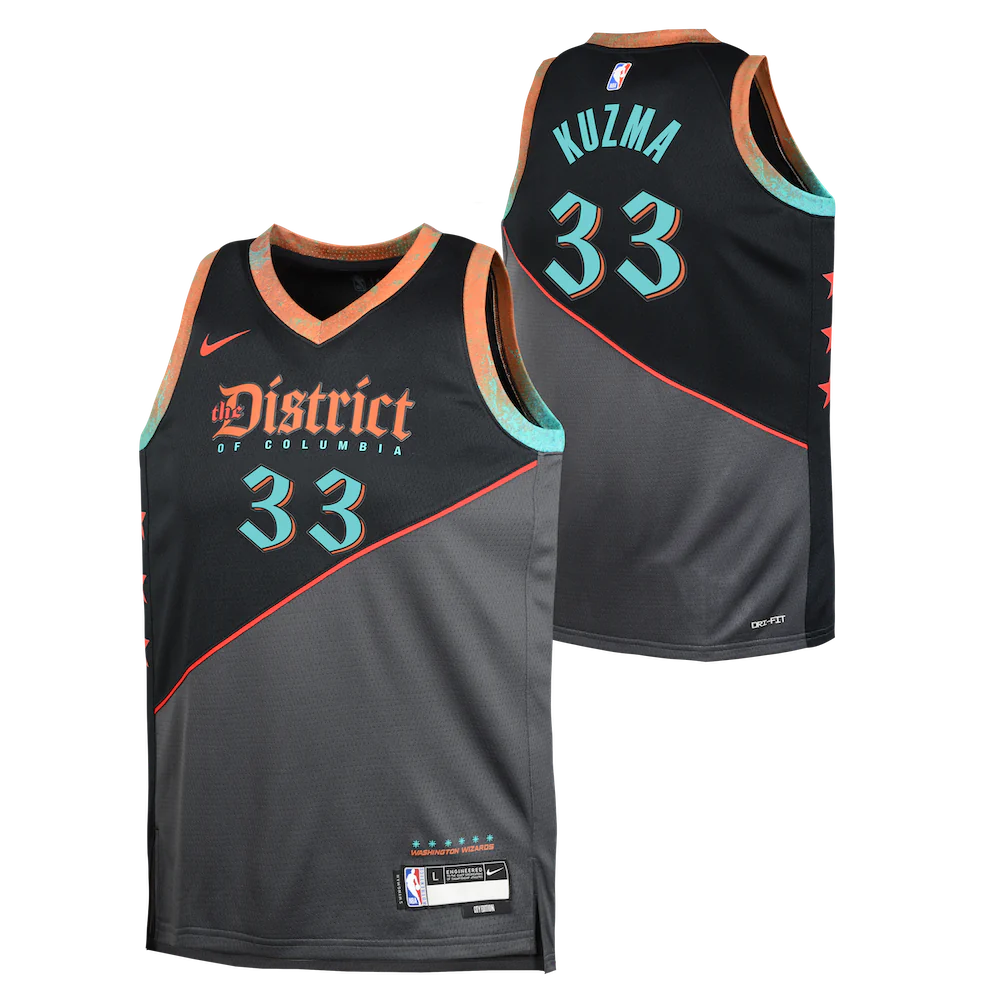 2023-24-washington-wizards-kyle-kuzma-33-youth-swingman-city-edition-black-jersey