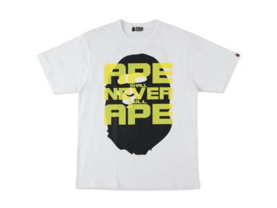 BAPE-Ape-Head-Multi-Print-Tee-White