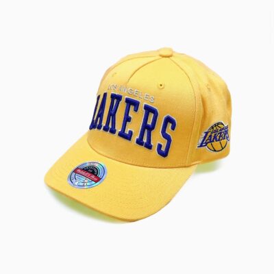 Mitchell-Ness-Los-Angeles-Lakers-Raised-Arch-NBA-Snapback-Hat-1