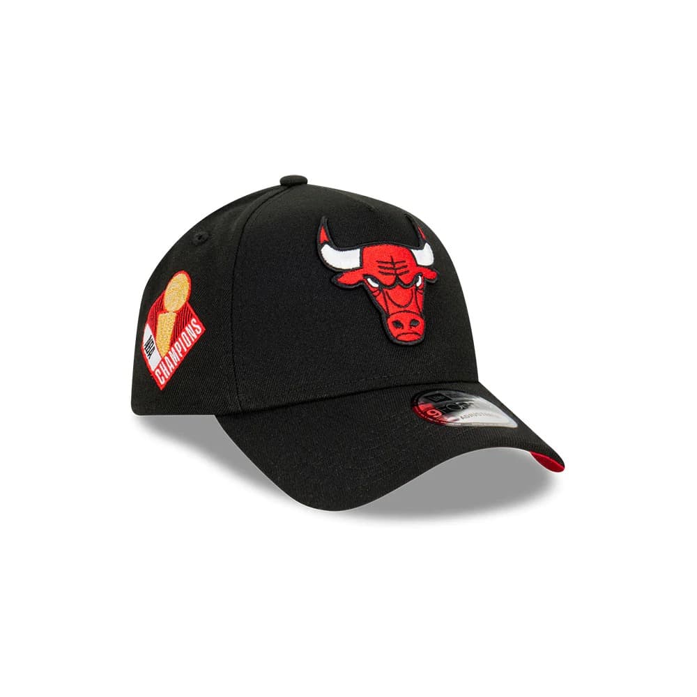 New Era Chicago Bulls 9FORTY A Frame Champs NBA Snapback Hat