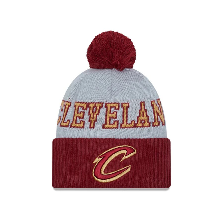 new-era-cleveland-cavaliers-2024-tip-off-pom-knit-nba-beanie