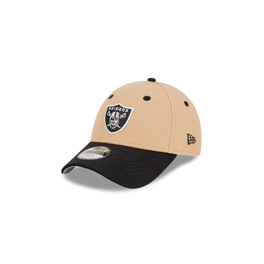 new-era-las-vegas-raiders-9forty-two-tone-youth-nfl-strapback-hat