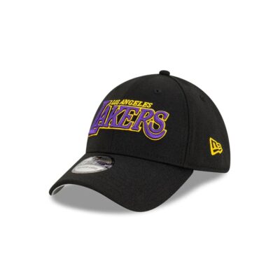 New-Era-Los-Angeles-Lakers-39THIRTY-WordMark-NBA-Fitted-Hat-1