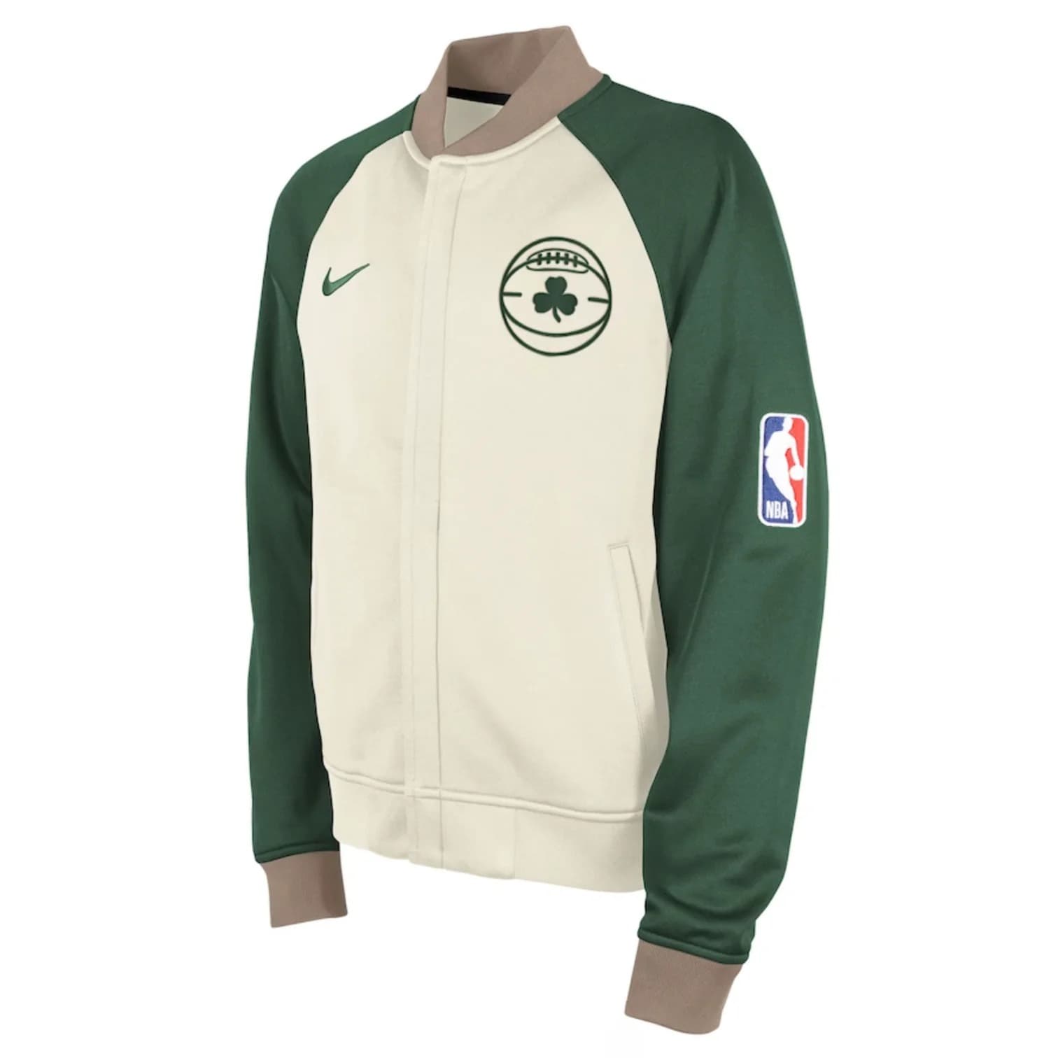 Nike Boston Celtics City Edition On Court Showtime Full Zip Youth Jacket