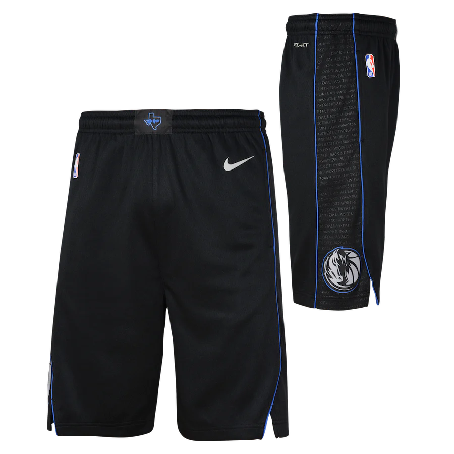 Nike Dallas Mavericks 2024 City Edition Swingman Youth NBA Shorts