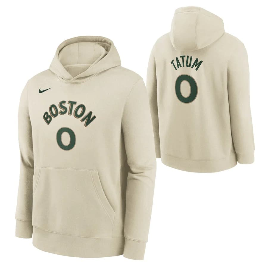 Nike Jayson Tatum Boston Celtics 2024 City Edition NBA Youth Hoodie