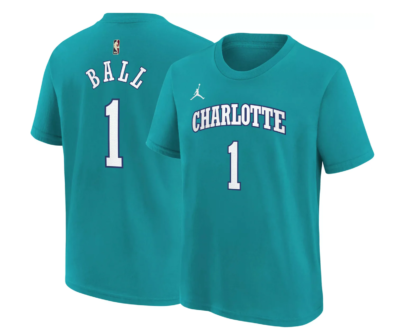 Nike-Lamelo-Ball-Charlotte-Hornets-2024-Classic-Edition-NBA-T-Shirt-Youth-1