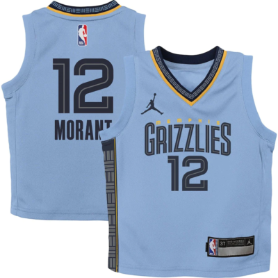 2023-24-Memphis-Grizzlies-Ja-Morant-12-Boys-Statement-Edition-Blue-Jersey-1