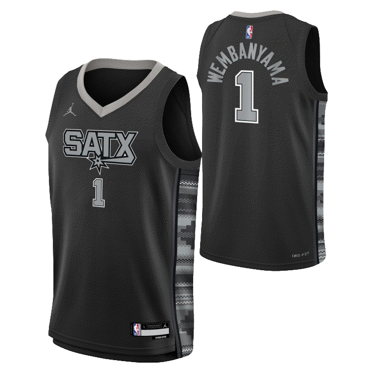 2023-24-san-antonio-spurs-victor-wembanyama-1-youth-swingman-statement-edition-black-jersey