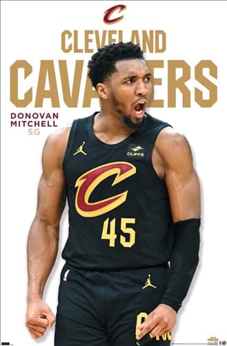 donovan-mitchell-cleveland-cavaliers-nba-wall-poster