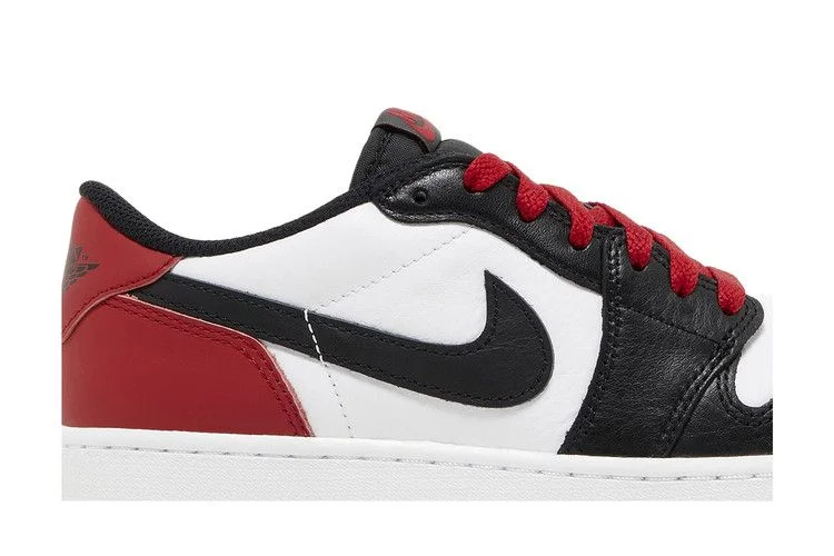 Кроссовки Air Jordan 1 Retro Low OG GS 'Black Toe'