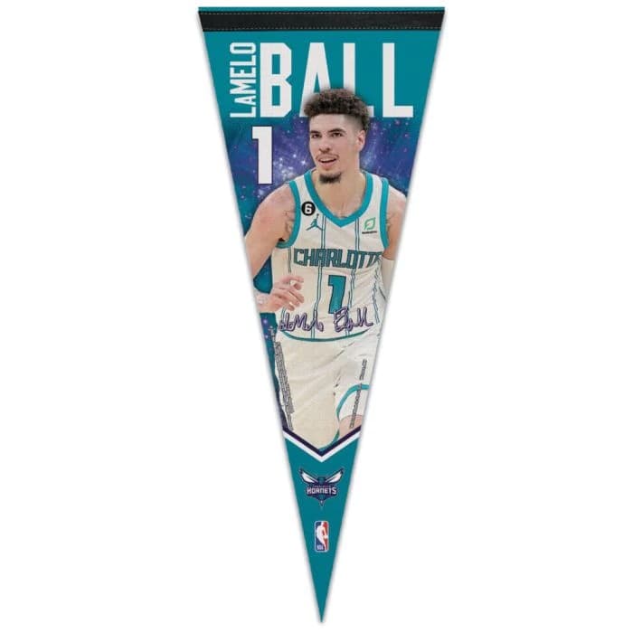 lamelo-ball-charlotte-hornets-nba-premium-pennant