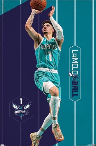 lamelo-ball-charlotte-hornets-nba-wall-poster