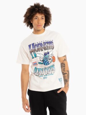 Mitchell-Ness-Charlotte-Hornets-Metallic-Vintage-T-Shirt-1