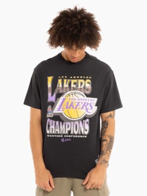 Mitchell-Ness-Los-Angeles-Lakers-Metallic-Vintage-T-Shirt-1