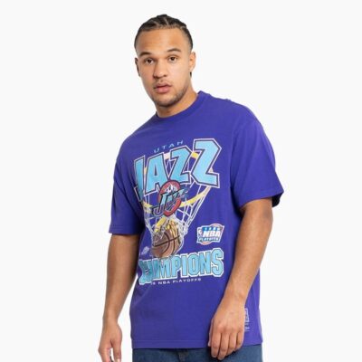 Mitchell-Ness-Utah-Jazz-Nothin-But-Net-Vintage-T-Shirt-1