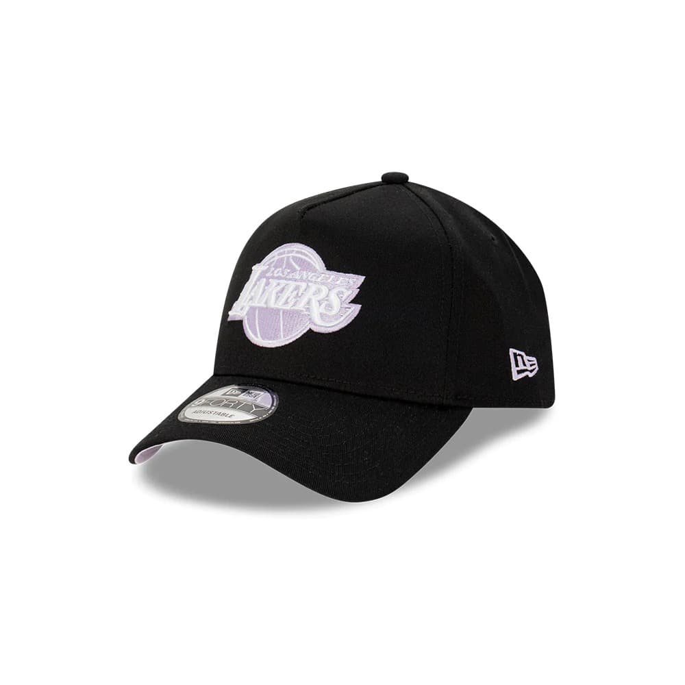 new-era-los-angeles-lakers-lilac-9forty-a-frame-nba-snapback-hat