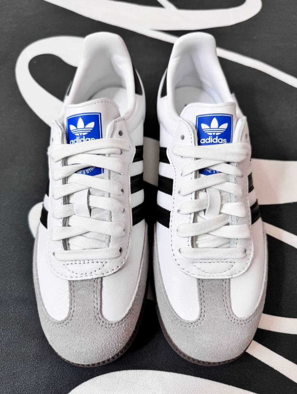 Кроссовки Wmns adidas Samba OG White Clear Granite