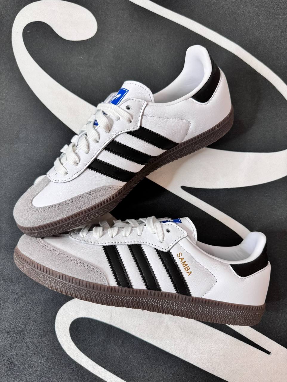 Кроссовки Wmns adidas Samba OG White Clear Granite
