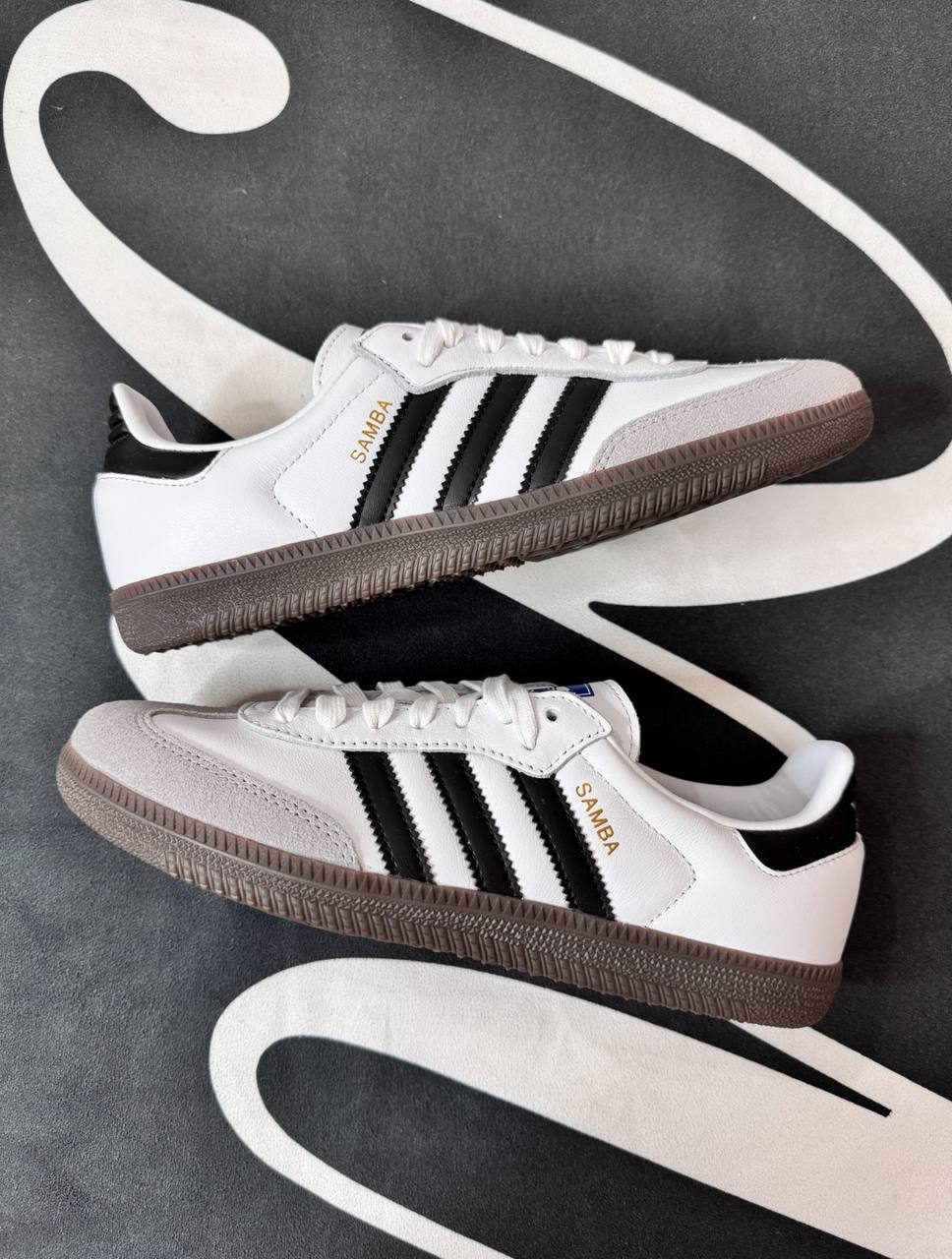 Кроссовки Wmns adidas Samba OG White Clear Granite