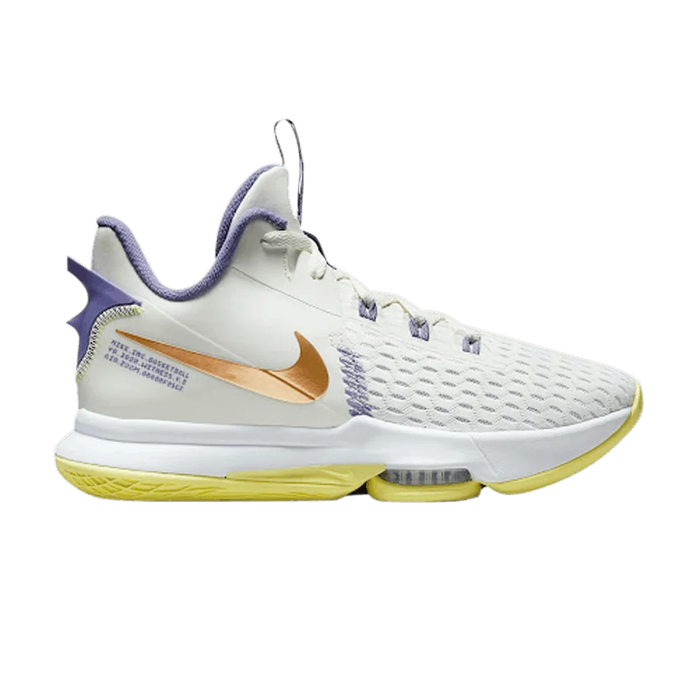 Кроссовки Nike LeBron Witness 5 EP 'Summit White Metallic Bronze'