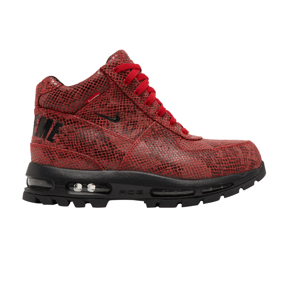 Supreme x Nike Air Max Goadome 'Red Snakeskin'