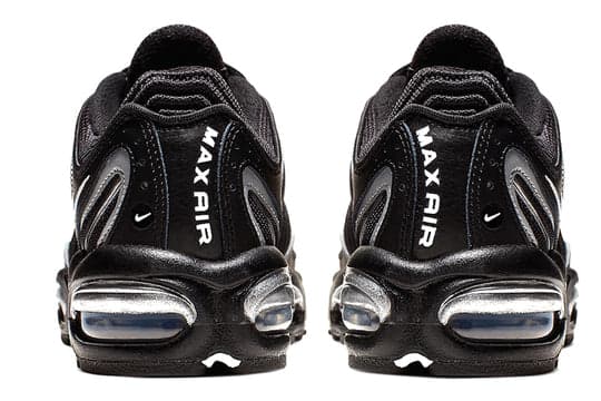 Air max tailwind 4 black silver best sale