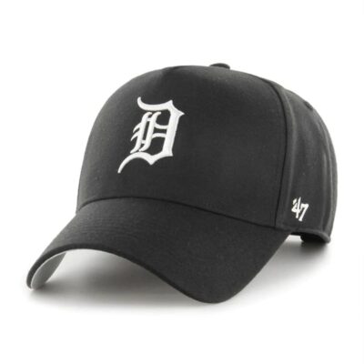 47-Brand-Detroit-Tigers-Black-White-47-MVP-DT-MLB-Snapback-Hat-1