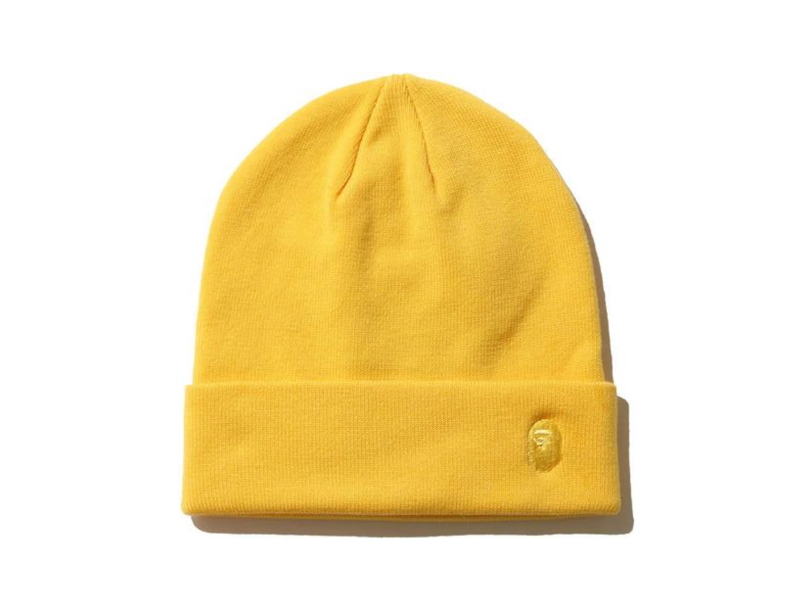 bape-ape-head-one-point-knit-cap-yellow-yellow