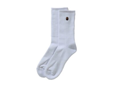 BAPE-Ape-Head-One-Point-Socks-SS21-White