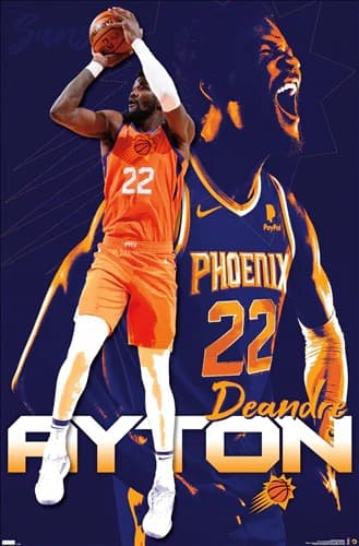 deandre-ayton-phoenix-suns-nba-wall-poster