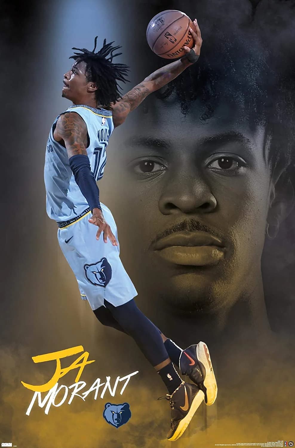 ja-morant-memphis-grizzlies-nba-wall-poster