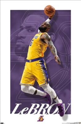 LeBron-James-Los-Angeles-Lakers-NBA-Purple-Wall-Poster-1