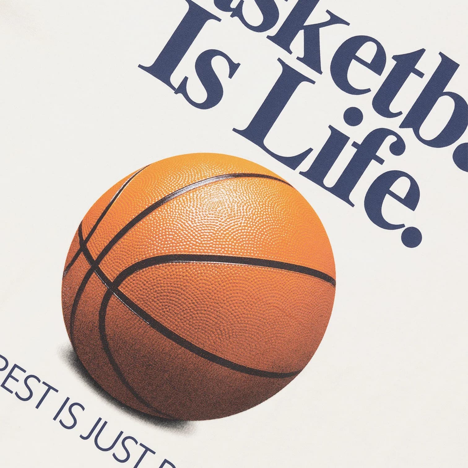 Футболка Mitchell & Ness Basketball Is Life White T-Shirt