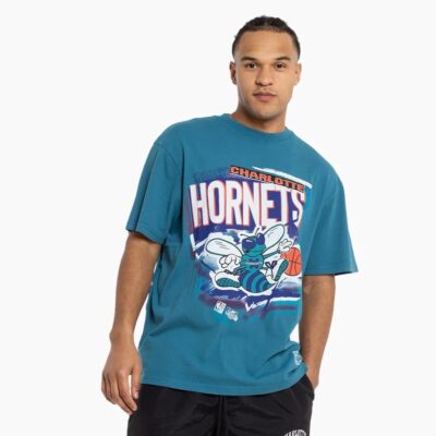 Mitchell-Ness-Charlotte-Hornets-Vintage-Abstract-T-Shirt-1