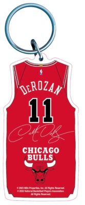 Wincraft-Demar-Derozan-Chicago-Bulls-Premium-Acrylic-NBA-Keyring-1