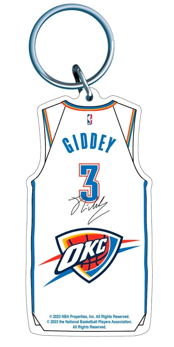 wincraft-josh-giddey-okc-thunder-premium-acrylic-nba-keyring