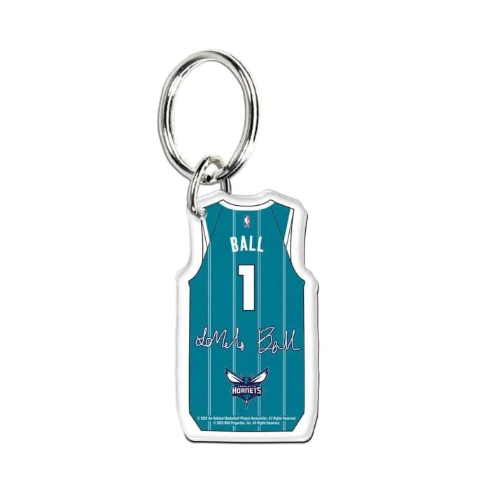 wincraft-lamelo-ball-charlotte-hornets-premium-acrylic-nba-keyring