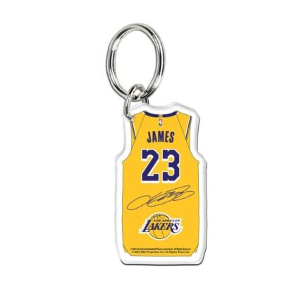 Wincraft-LeBron-James-23-Los-Angeles-Lakers-Premium-Acrylic-NBA-Keyring-1