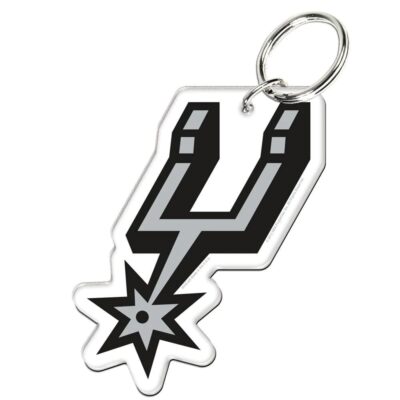 Wincraft-San-Antonio-Spurs-Premium-Acrylic-Team-Logo-NBA-Keyring-1