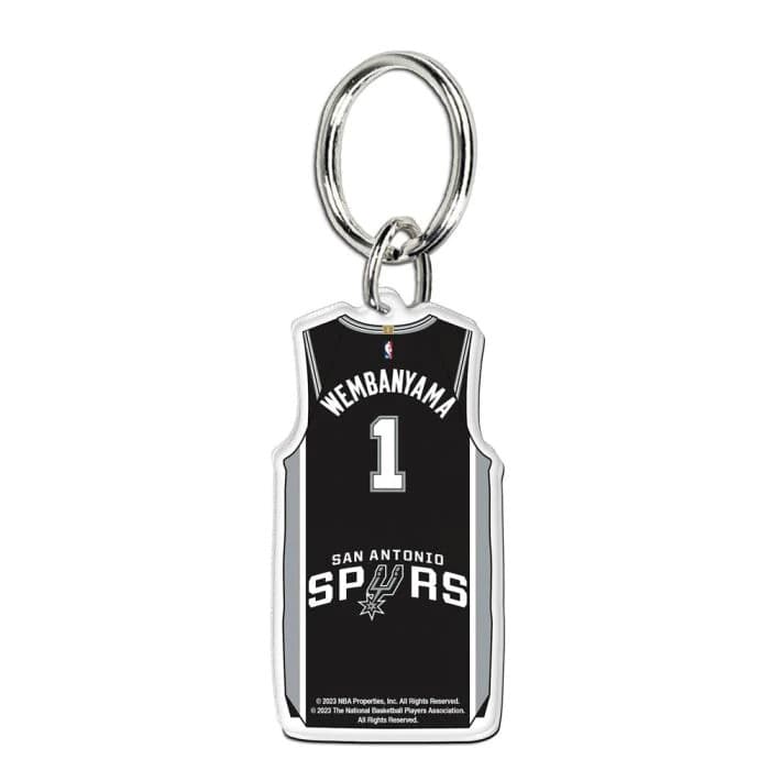 wincraft-victor-wembanyama-san-antonio-spurs-premium-acrylic-nba-keyring