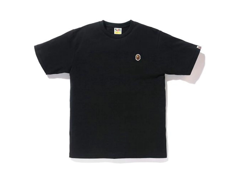 bape-ape-head-one-point-tee-black