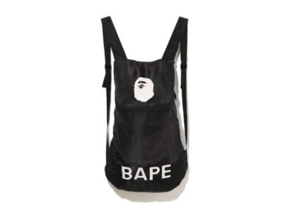BAPE-Ape-Head-Packable-Backpack-Black