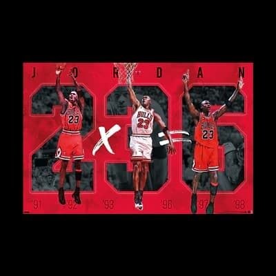Michael-Jordan-Chicago-Bulls-6-Rings-NBA-Wall-Poster