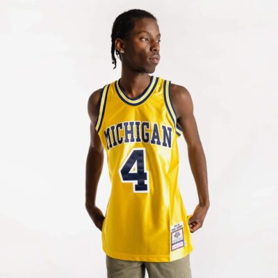 Mitchell-Ness-Chris-Webber-Michigan-Wolverines-NCAA-Authentic-Jersey